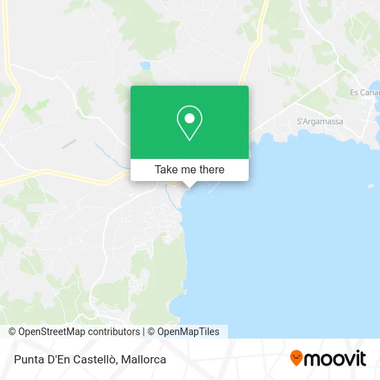 Punta D'En Castellò map