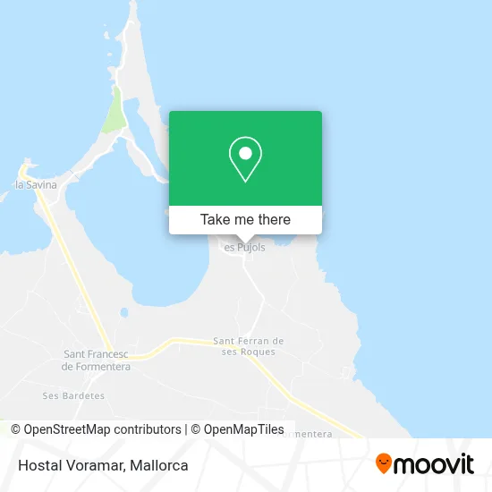 Hostal Voramar map