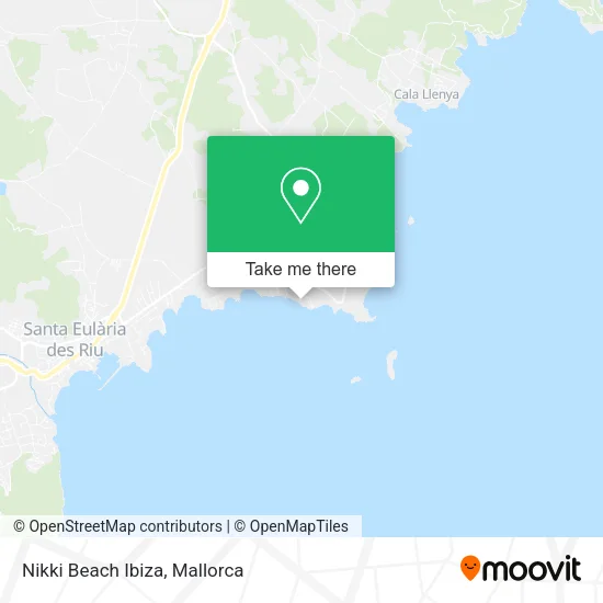 Nikki Beach Ibiza map