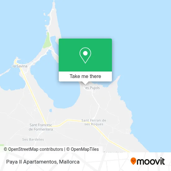 Paya II Apartamentos map