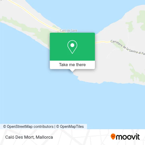 Caló Des Mort map