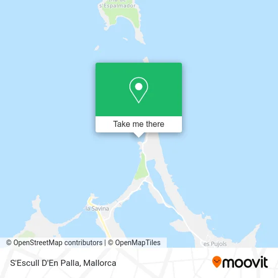 S'Escull D'En Palla map