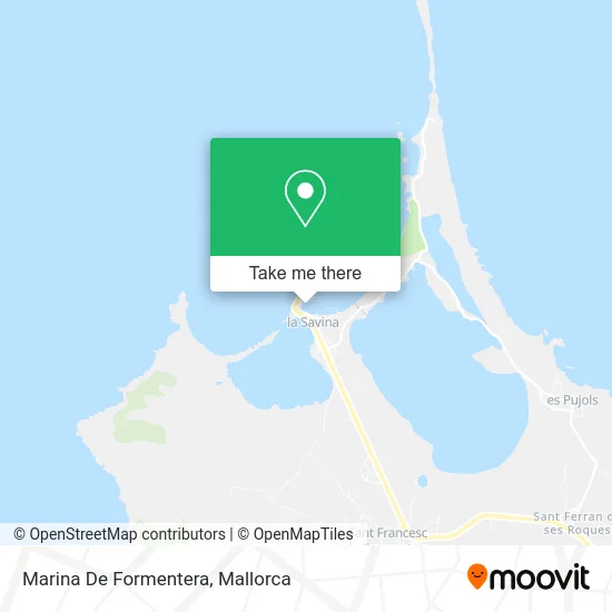 Marina De Formentera map