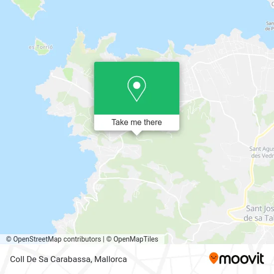 Coll De Sa Carabassa map