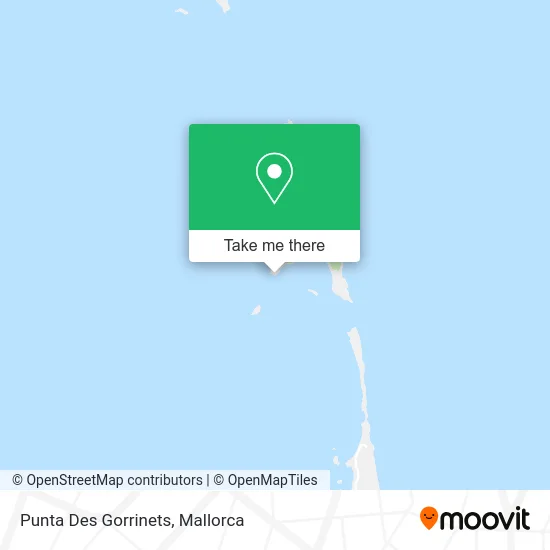 Punta Des Gorrinets map