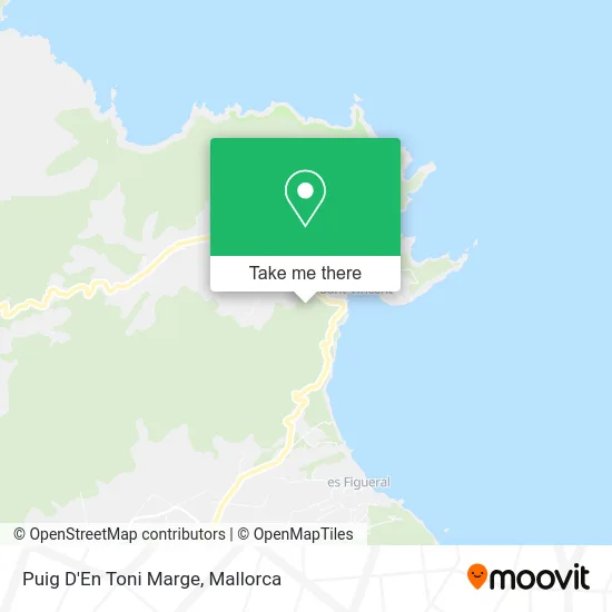 Puig D'En Toni Marge map