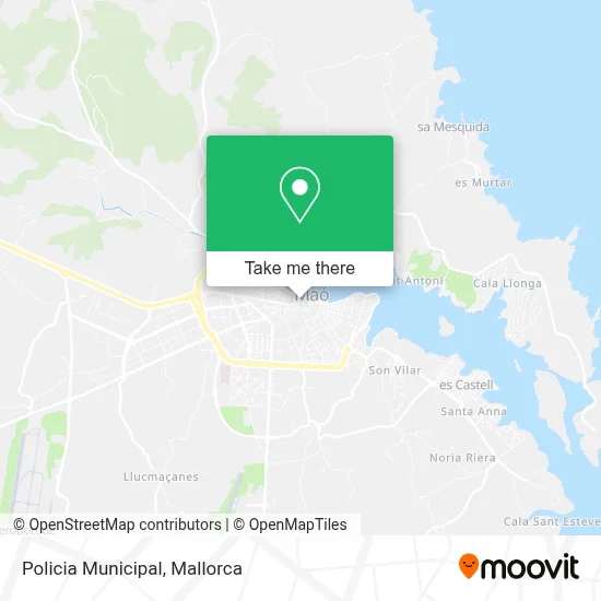 Policia Municipal map