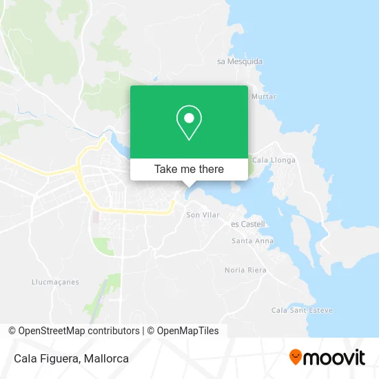Cala Figuera map