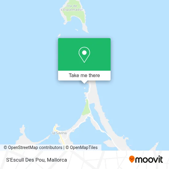 S'Escull Des Pou map