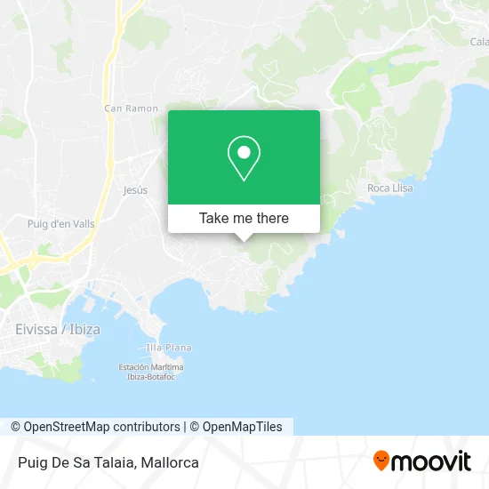 Puig De Sa Talaia map
