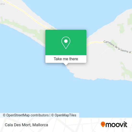 Cala Des Mort map