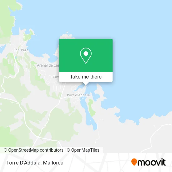 Torre D'Addaia map
