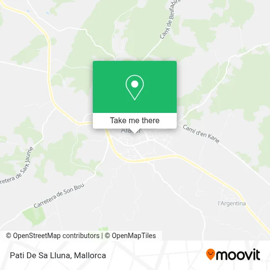 Pati De Sa Lluna map