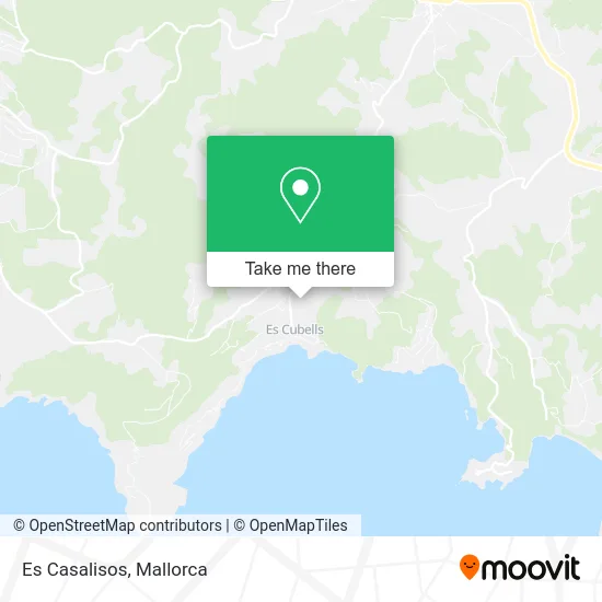 Es Casalisos map
