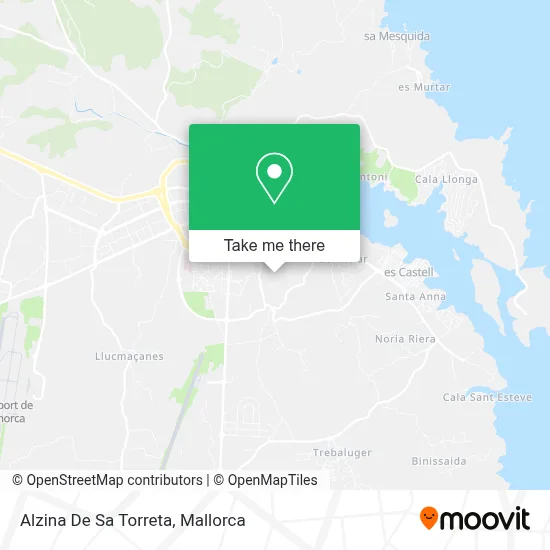 Alzina De Sa Torreta map