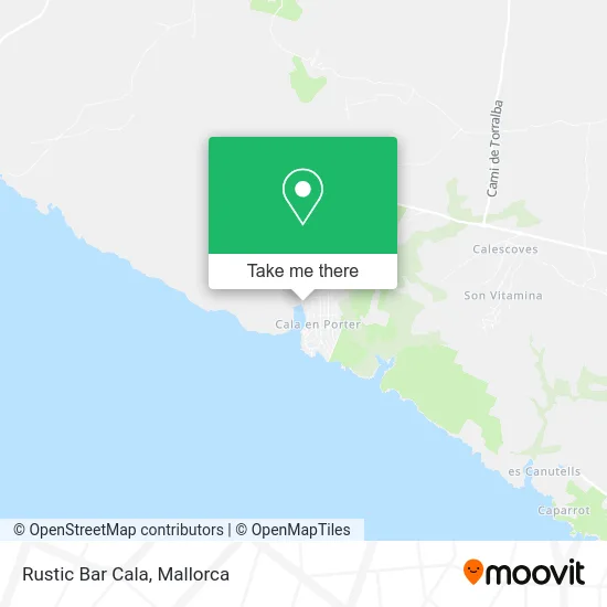 Rustic Bar Cala map