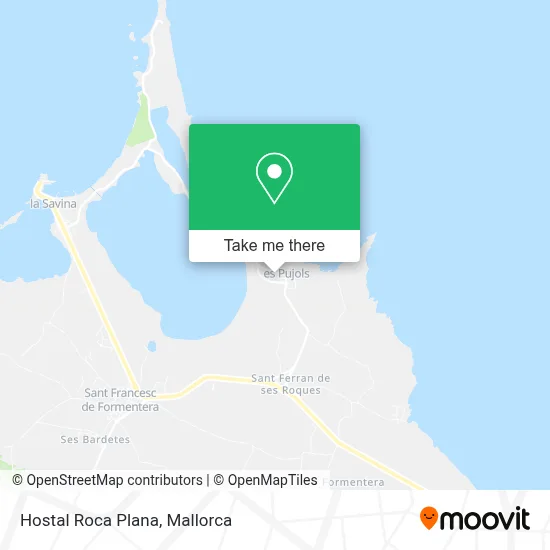 Hostal Roca Plana map