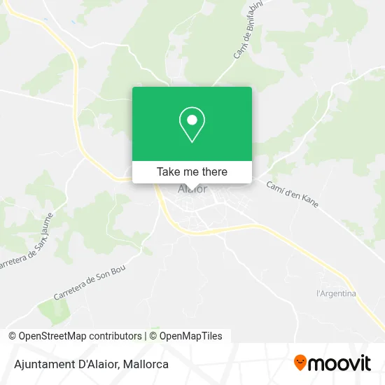 Ajuntament D'Alaior map