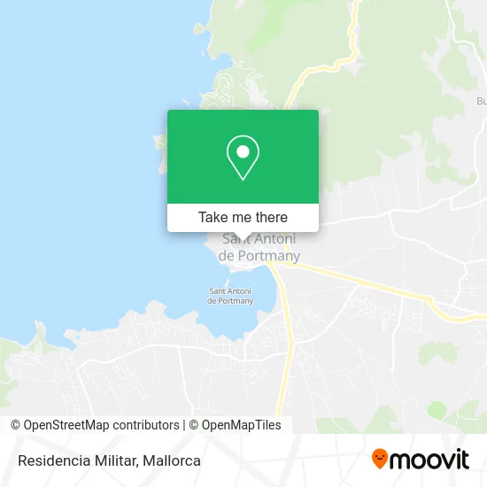 Residencia Militar map