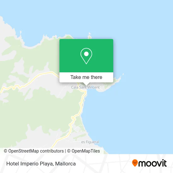 Hotel Imperio Playa map