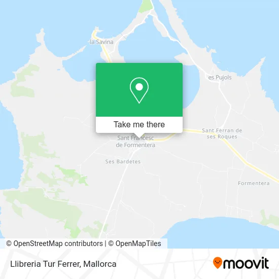 mapa Llibreria Tur Ferrer