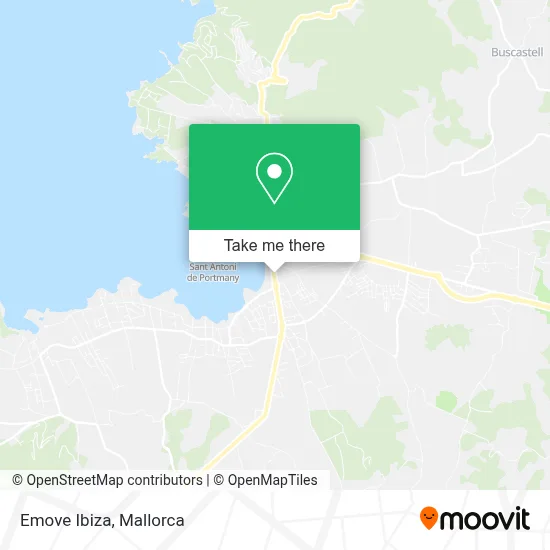 Emove Ibiza map