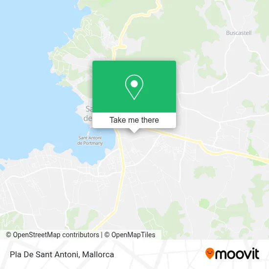 Pla De Sant Antoni map