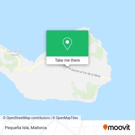 Pequeña Isla map