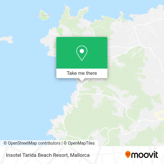 Insotel Tarida Beach Resort map