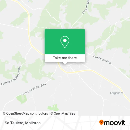 Sa Teulera map
