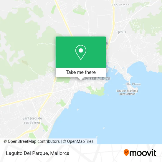 Laguito Del Parque map