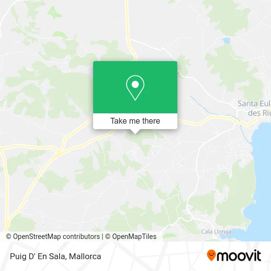 Puig D' En Sala map