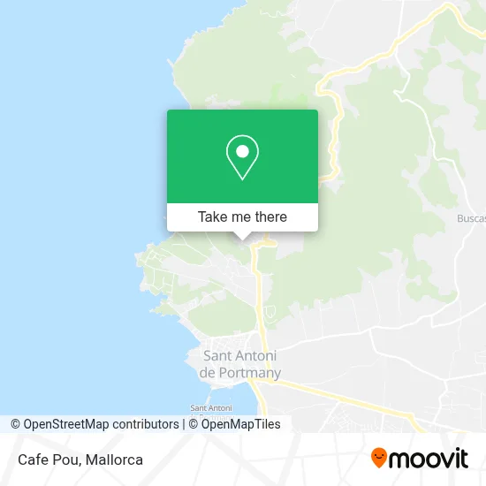 Cafe Pou map