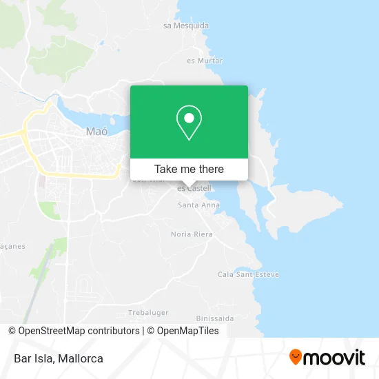 Bar Isla map