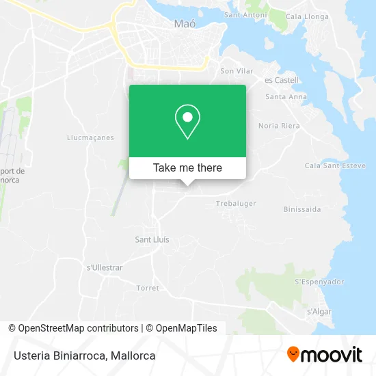 Usteria Biniarroca map