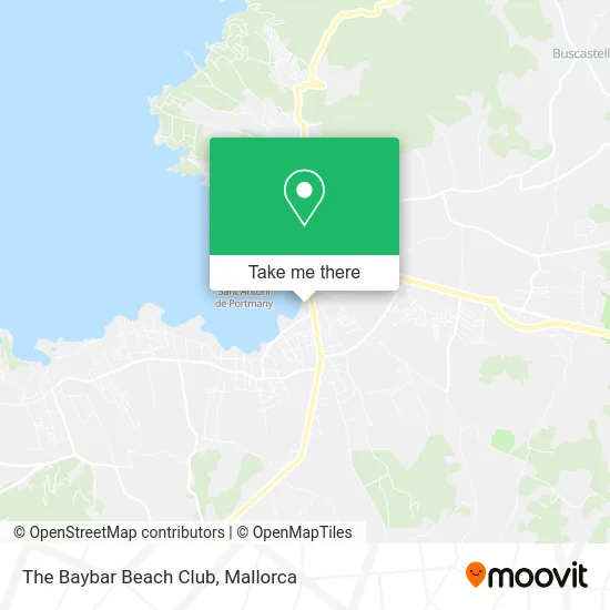 The Baybar Beach Club map