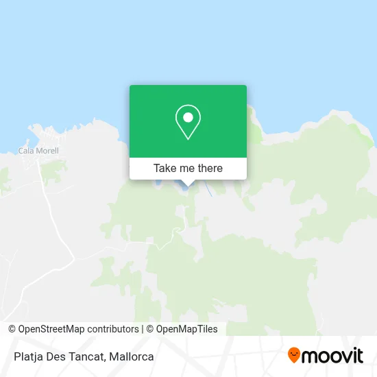 Platja Des Tancat map