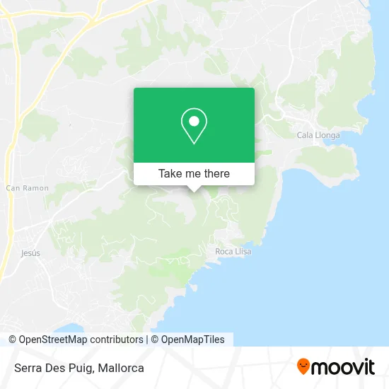 Serra Des Puig map