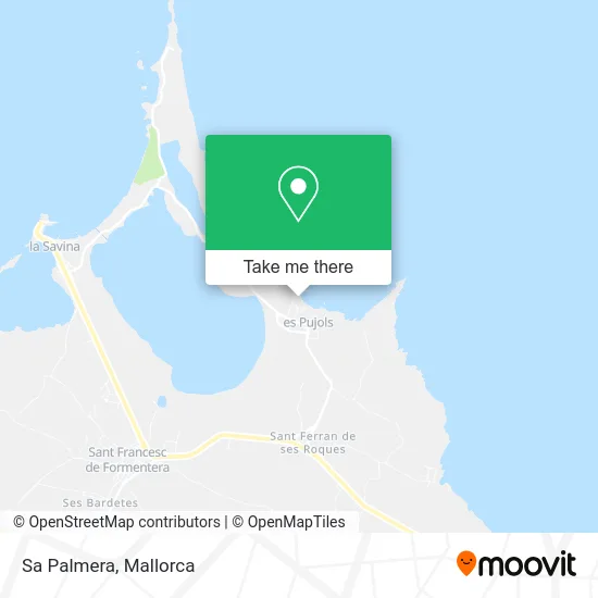 Sa Palmera map