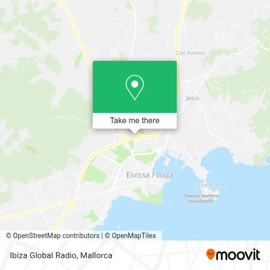 Ibiza Global Radio map