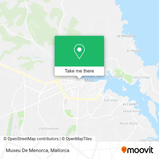 Museu De Menorca map