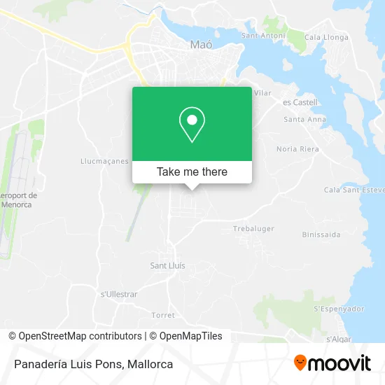 Panadería Luis Pons map