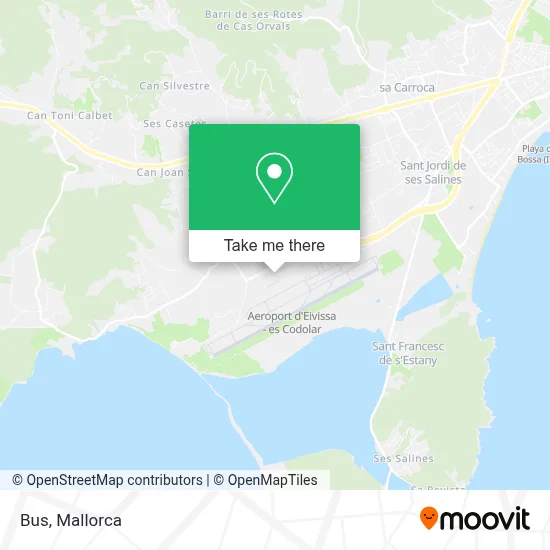 mapa Bus