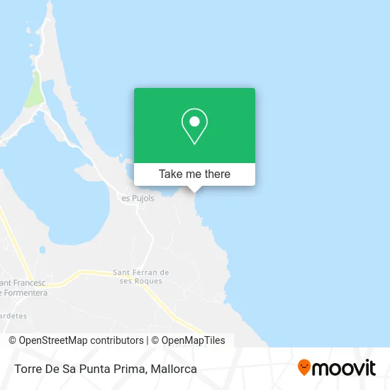 Torre De Sa Punta Prima map