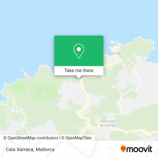 Cala Xarraca map