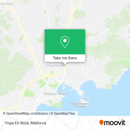 Yoga En Ibiza map