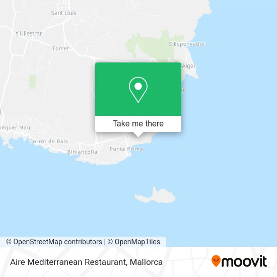 Aire Mediterranean Restaurant map
