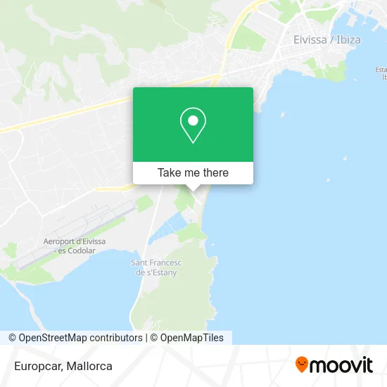 Europcar map