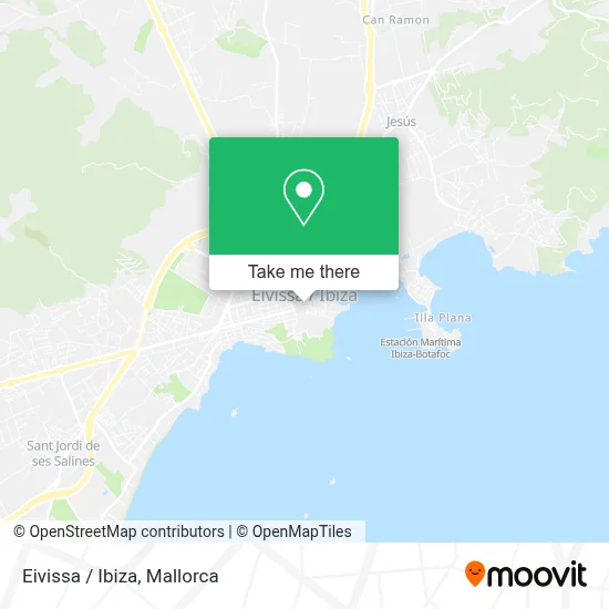 Eivissa / Ibiza map
