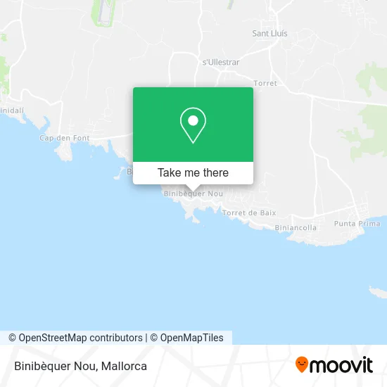 Binibèquer Nou map